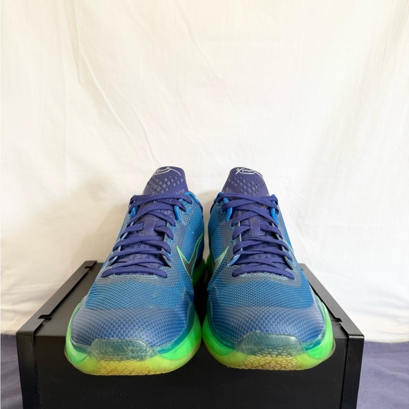 Nike Kobe 10 Emerald City size 13.5 705317-402 2015 *RARE SIZE* PRE-OWNED - Picture 8 of 9